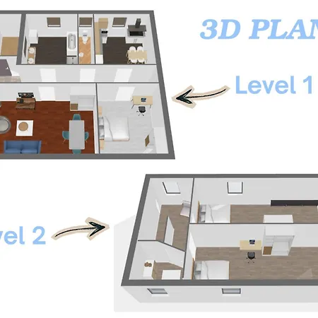 Le 1900 - Spacious & Charming Duplex - 3 Br